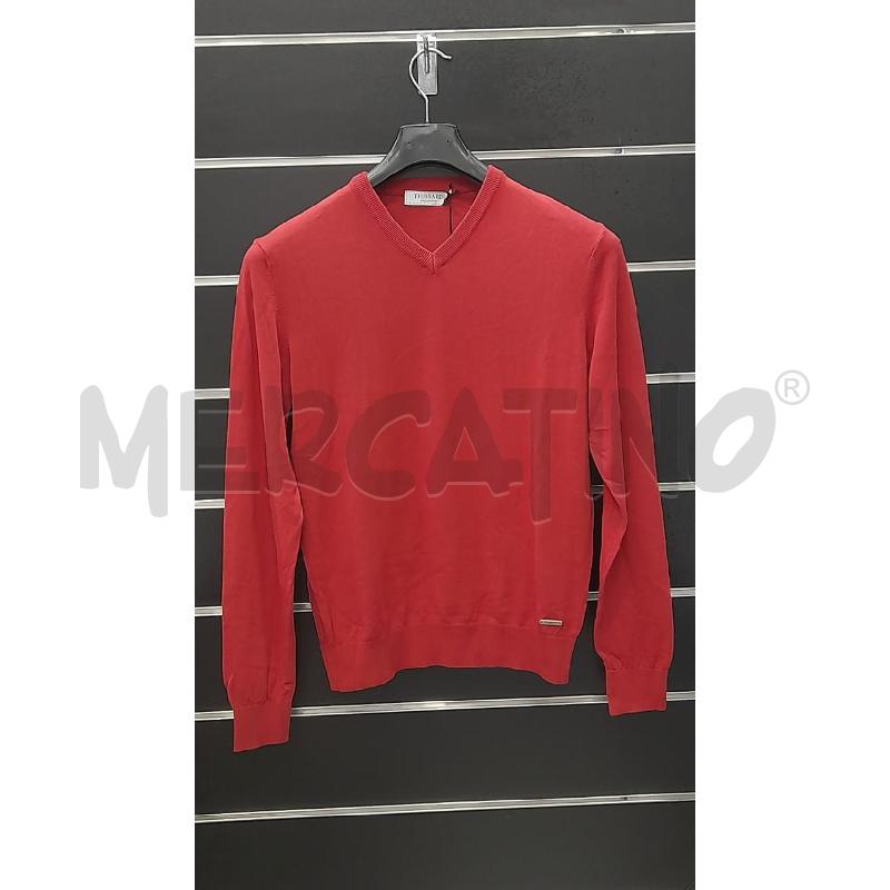 MAGLIONCINO U TRUSSARDI COLLECTION RSS SCOLLO V  | Mercatino dell'Usato Roma viale tirreno 1