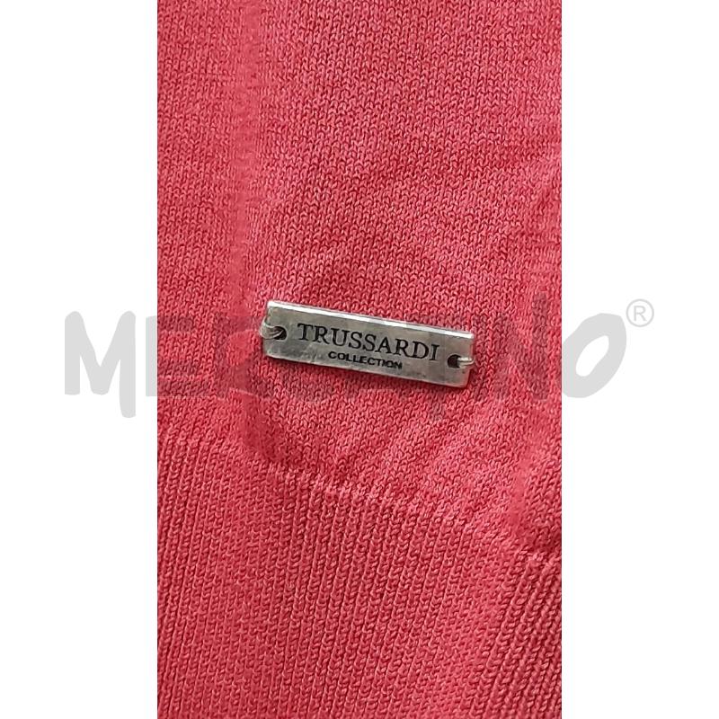 MAGLIONCINO U TRUSSARDI COLLECTION RSS SCOLLO V  | Mercatino dell'Usato Roma viale tirreno 3