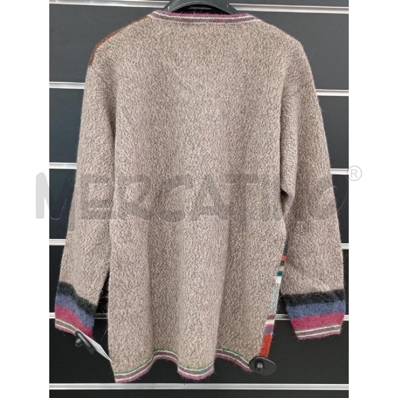 MAGLIONE D 100% ALPACA MULTICOLOR  | Mercatino dell'Usato Roma viale tirreno 2