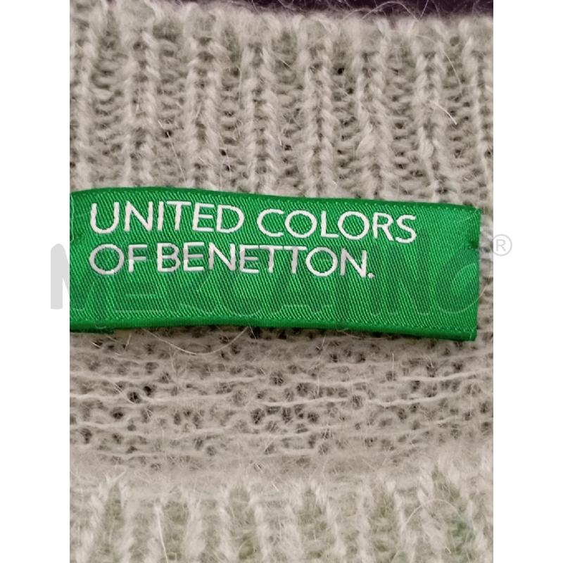 MAGLIONE D BENETTON RIGHE MULTICOLOR | Mercatino dell'Usato Roma viale tirreno 3