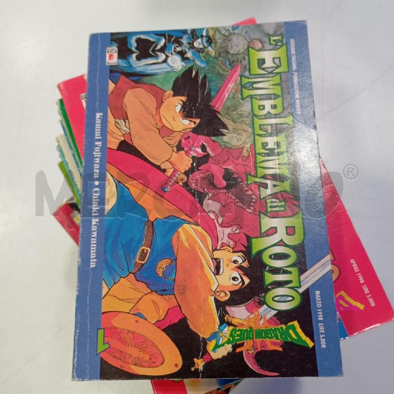 MANGA DRAGON QUEST L'EMBLEMA DI ROTO 1-21 | Mercatino dell'Usato Roma viale tirreno 2