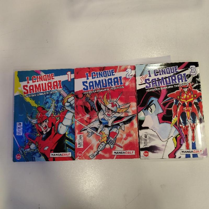 MANGA I CINQUE SAMURAI 1/3 | Mercatino dell'Usato Roma viale tirreno 1