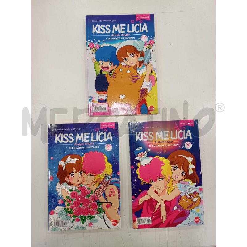 MANGA KISS ME LYCIA IL ROMANZO ILLUSTRATO 1/3 | Mercatino dell'Usato Roma viale tirreno 1