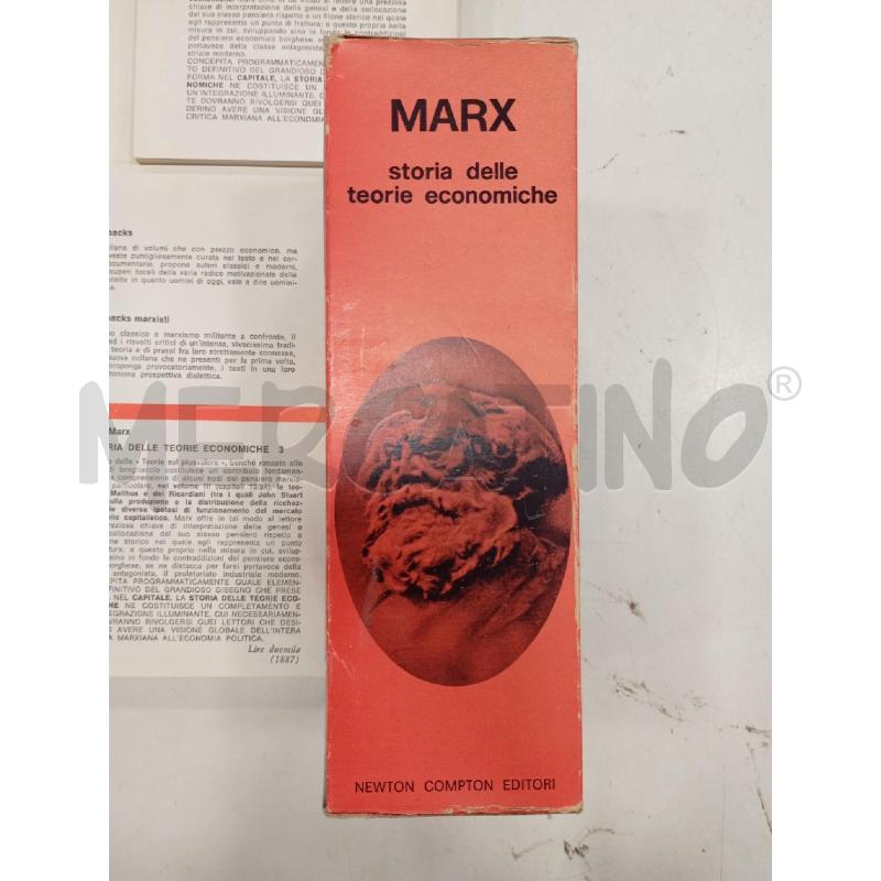 MARX STORIA DELLE TEORIE ECONOMICHE NEWTON COMPTON | Mercatino dell'Usato Roma viale tirreno 5