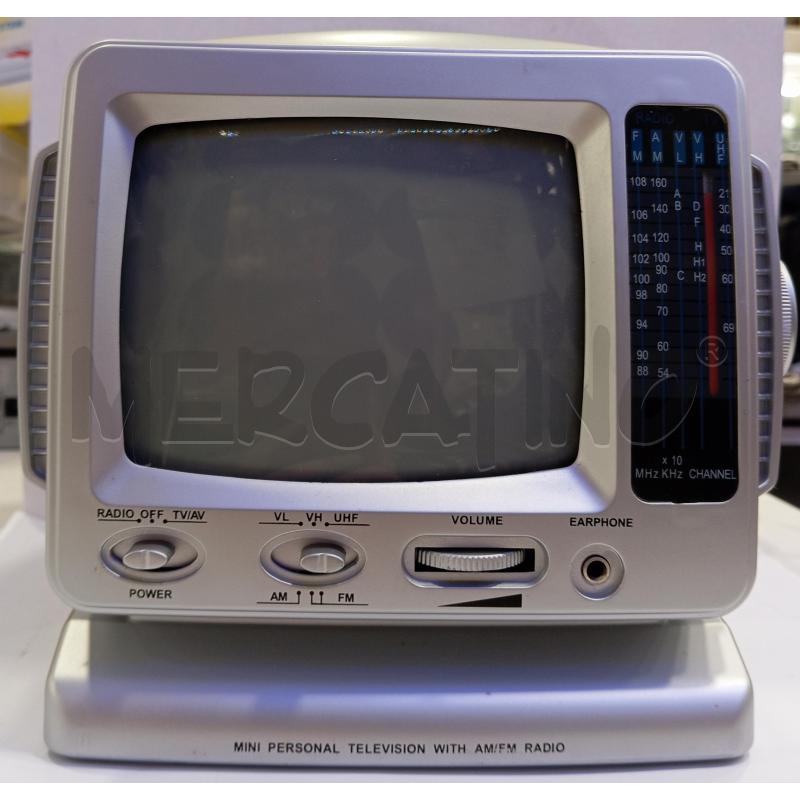 MINI TV CATODICA CON SCATOLA E ACC | Mercatino dell'Usato Roma viale tirreno 1