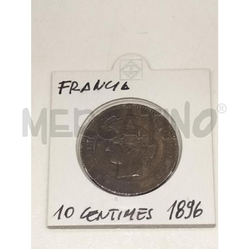 MONETA FRANCIA 10 CENT 1896 | Mercatino dell'Usato Roma viale tirreno 1