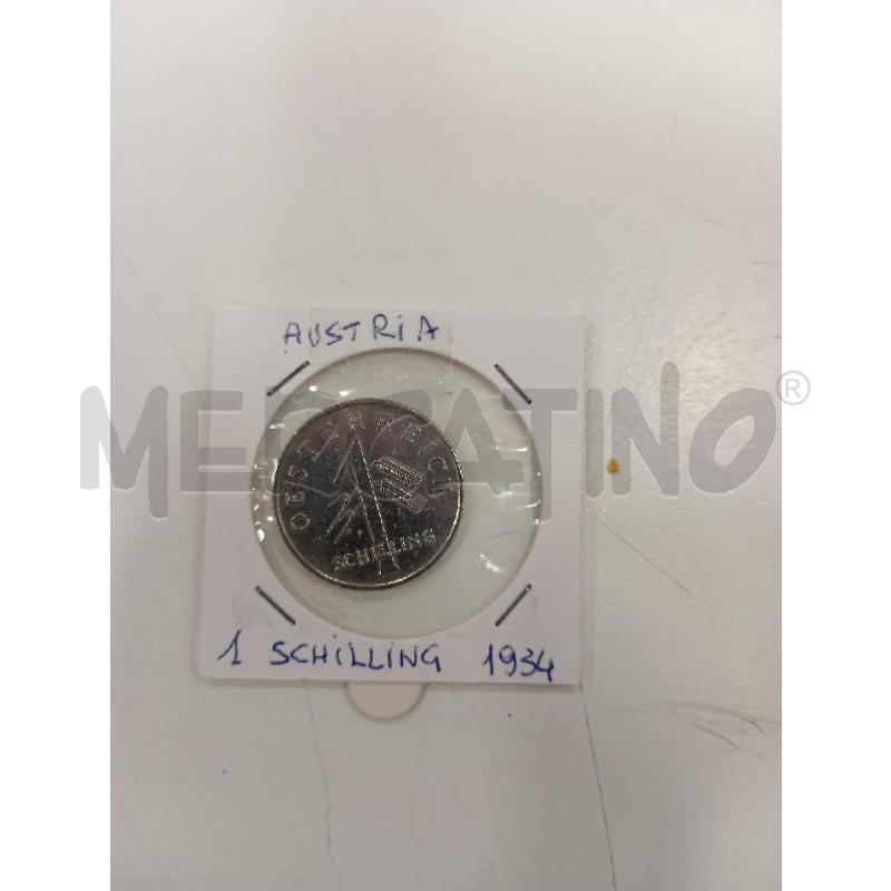MON 1 SCHILLING AUSTRIA 1934 | Mercatino dell'Usato Roma viale tirreno 1