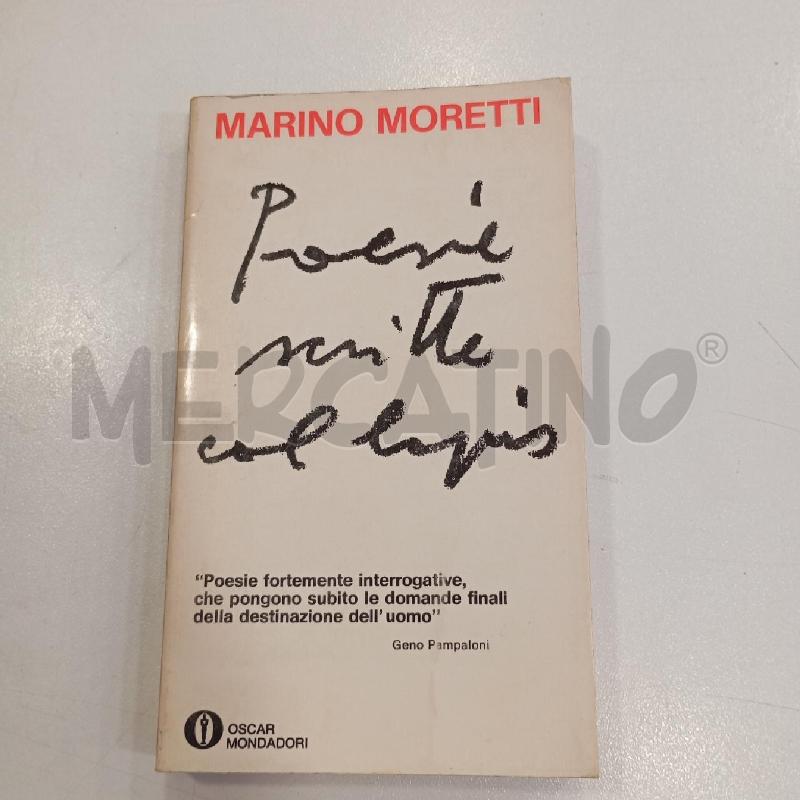MORETTI POESIE SCRITTE COL LAPIS | Mercatino dell'Usato Roma viale tirreno 1