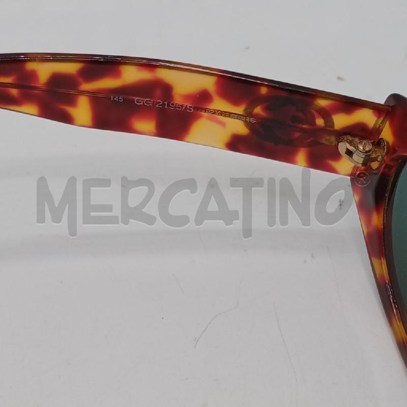 OCCHIALI DA SOLE D GUCCI TARTARUGATO MARR | Mercatino dell'Usato Roma viale tirreno 4