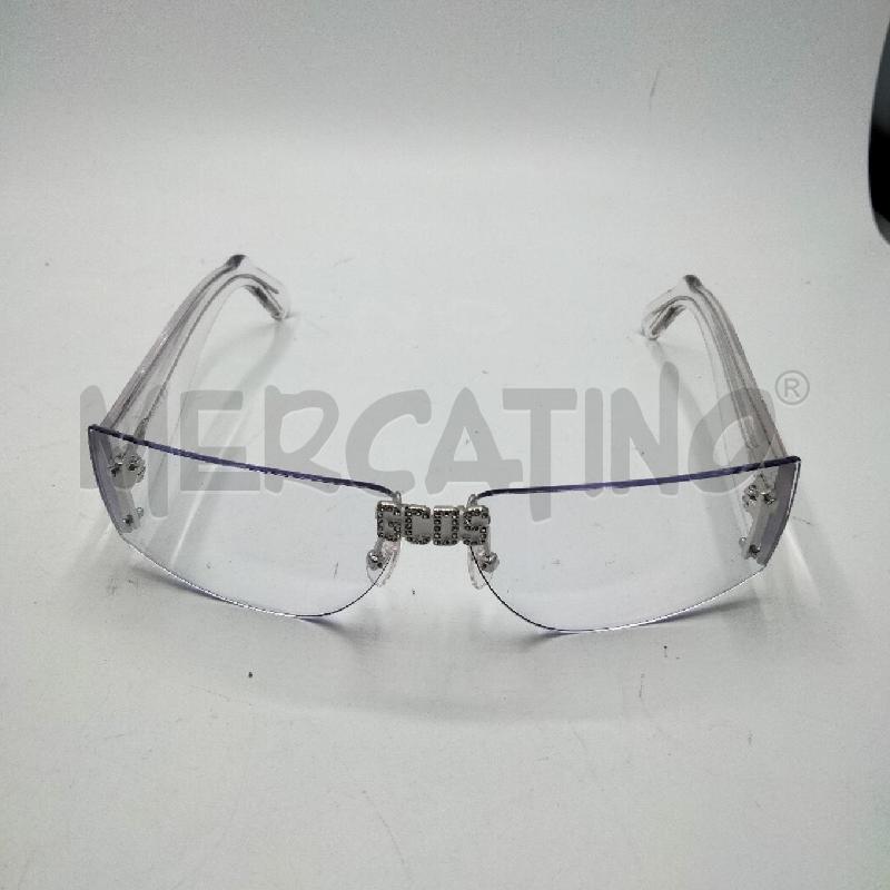 OCCHIALI D GCDS TRASPARENTI STRASS BI | Mercatino dell'Usato Roma viale tirreno 1