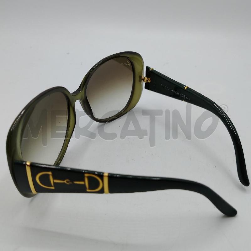 OCCHIALI D GUCCI 3536/S VERDI LENTE DA RIV  | Mercatino dell'Usato Roma viale tirreno 2