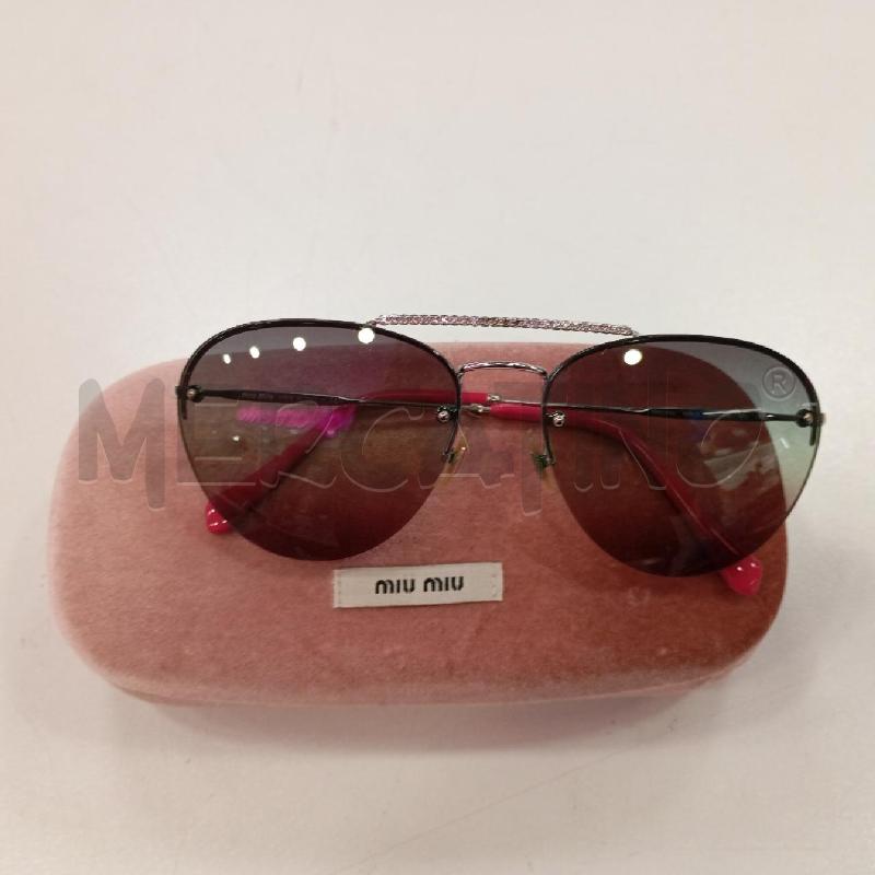OCCHIALI D SMU54U AVIATOR MIUMIU+ CUSTODIA | Mercatino dell'Usato Roma viale tirreno 1