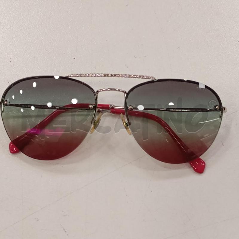OCCHIALI D SMU54U AVIATOR MIUMIU+ CUSTODIA | Mercatino dell'Usato Roma viale tirreno 2