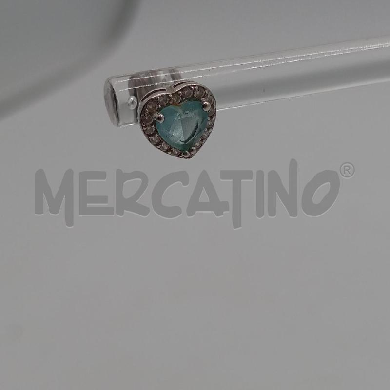 ORECCHINI ARGENTATO CUORE CE  | Mercatino dell'Usato Roma viale tirreno 3