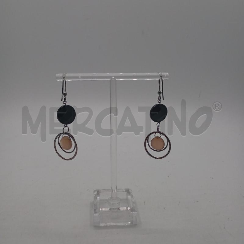 ORECCHINI ARGENTATO DISCO NE SFACC CERCHIE FORATI GR  | Mercatino dell'Usato Roma viale tirreno 2