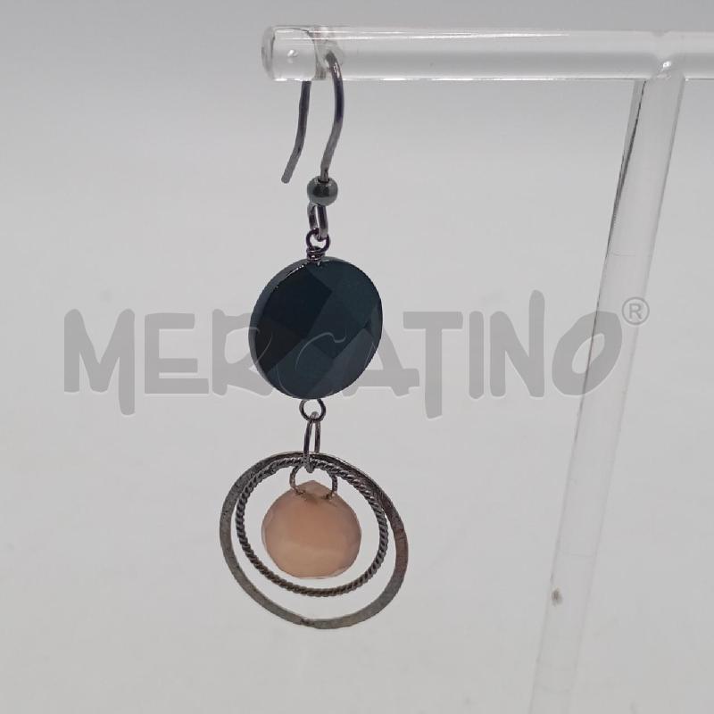ORECCHINI ARGENTATO DISCO NE SFACC CERCHIE FORATI GR  | Mercatino dell'Usato Roma viale tirreno 3