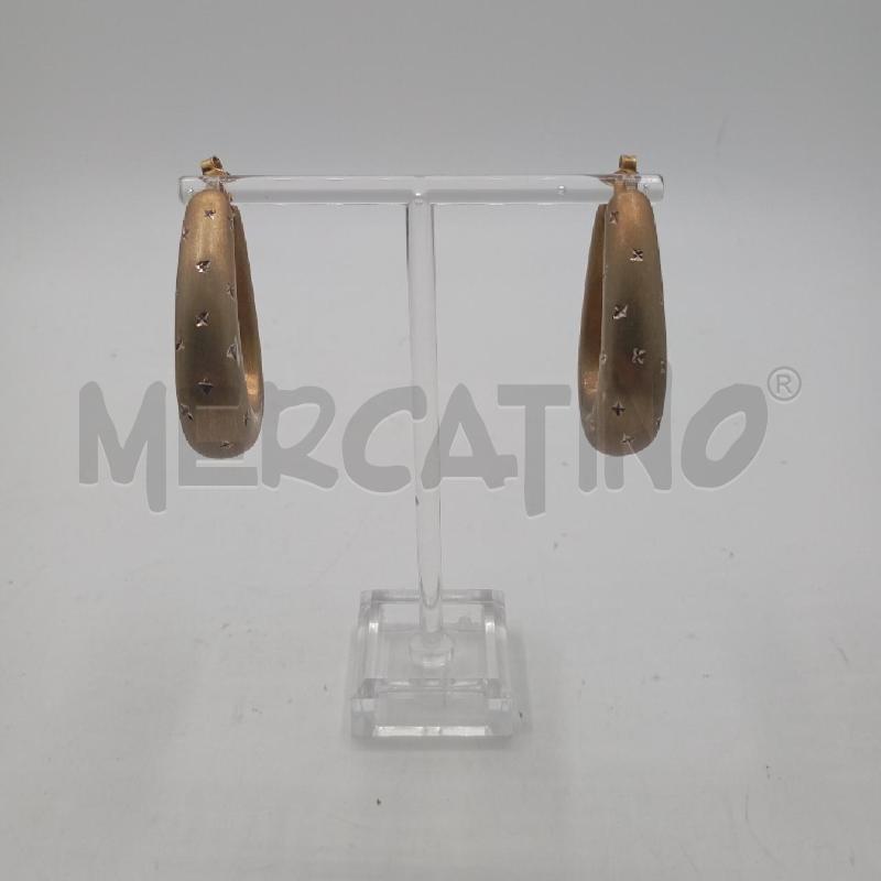 ORECCHINI ARGENTATO GOCCIA BRONZATA STRASS BI | Mercatino dell'Usato Roma viale tirreno 1