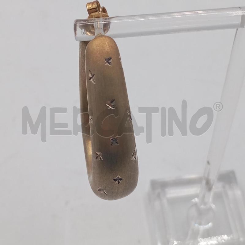 ORECCHINI ARGENTATO GOCCIA BRONZATA STRASS BI | Mercatino dell'Usato Roma viale tirreno 2