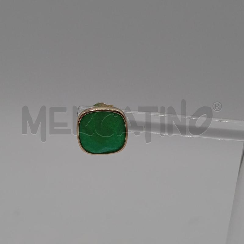 ORECCHINI ARGENTATO QUADRATO SFACC VE  | Mercatino dell'Usato Roma viale tirreno 3