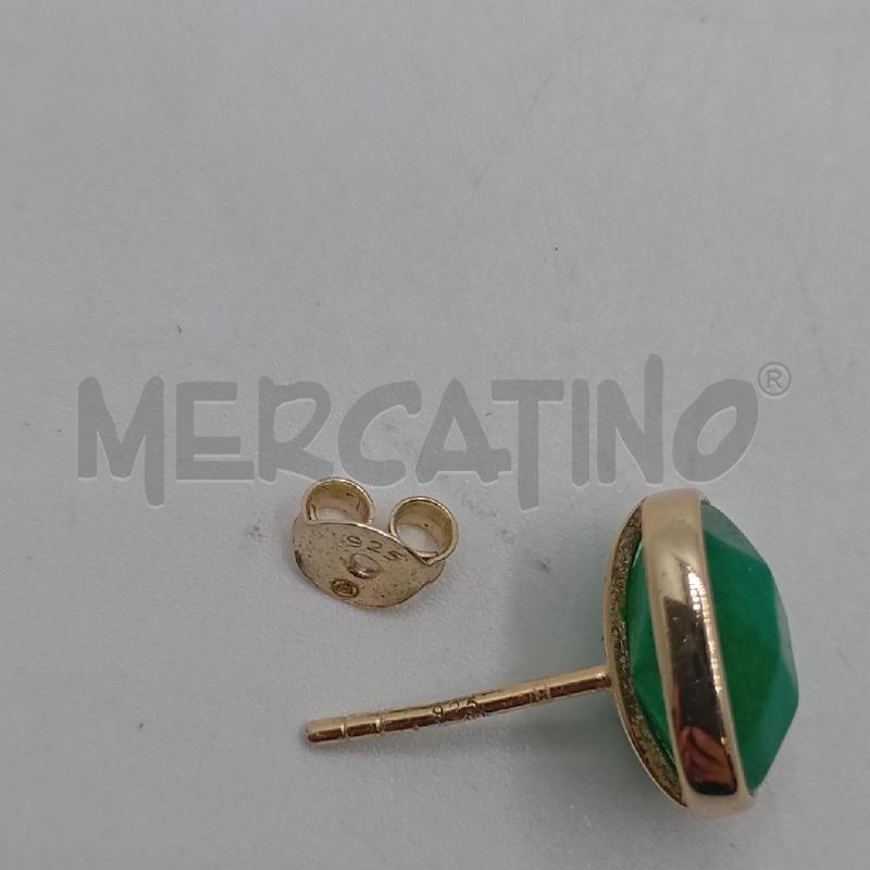 ORECCHINI ARGENTATO QUADRATO SFACC VE  | Mercatino dell'Usato Roma viale tirreno 4
