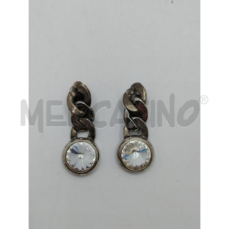 ORECCHINI CLIP VINTAGE CATENA PUNTO LUCE PEND  | Mercatino dell'Usato Roma viale tirreno 1