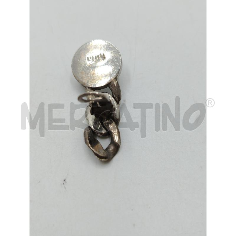 ORECCHINI CLIP VINTAGE CATENA PUNTO LUCE PEND  | Mercatino dell'Usato Roma viale tirreno 3