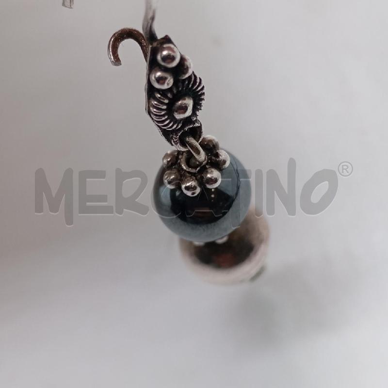 ORECCHINI MET PALLINE GR BL  FIORELLINI GR | Mercatino dell'Usato Roma viale tirreno 2