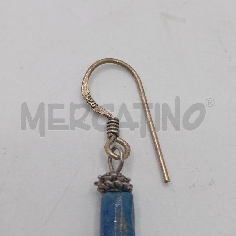 ORECCHINI MET PEND TUBO SFERE IRR BL  | Mercatino dell'Usato Roma viale tirreno 2