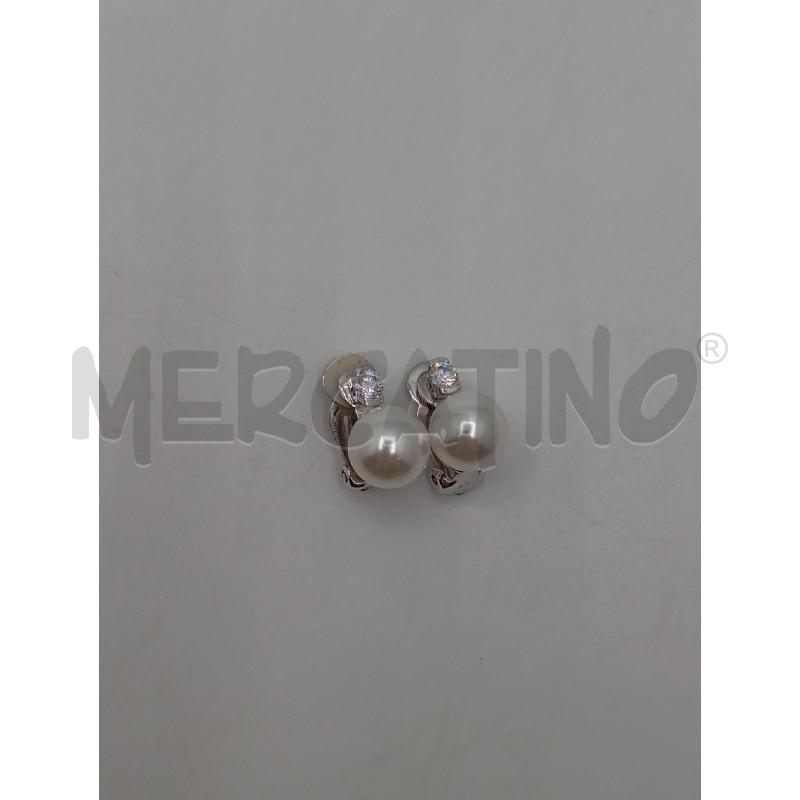 ORECCHINI STRASS PERLE  | Mercatino dell'Usato Roma viale tirreno 1