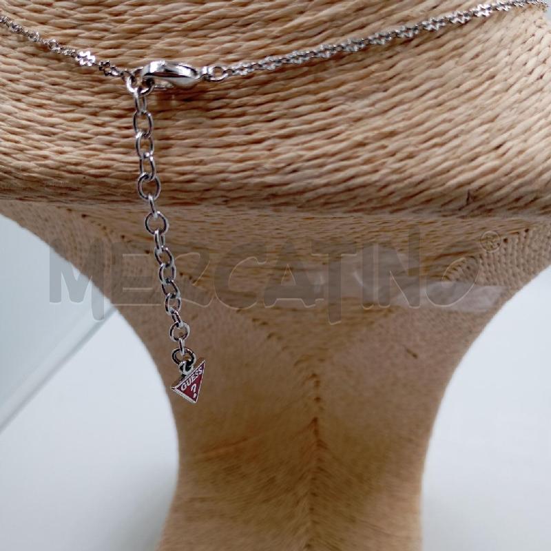 ORECCHINI + COLLANA GUESSE PEND STELLA SCRITTA  | Mercatino dell'Usato Roma viale tirreno 4
