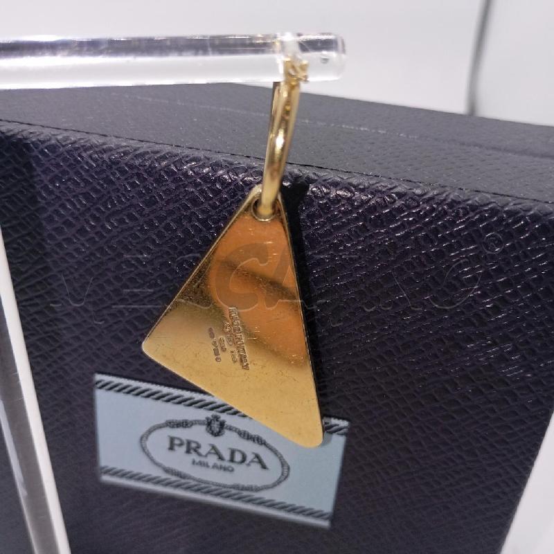 ORECCHINO PRADA DORATO  | Mercatino dell'Usato Roma viale tirreno 4