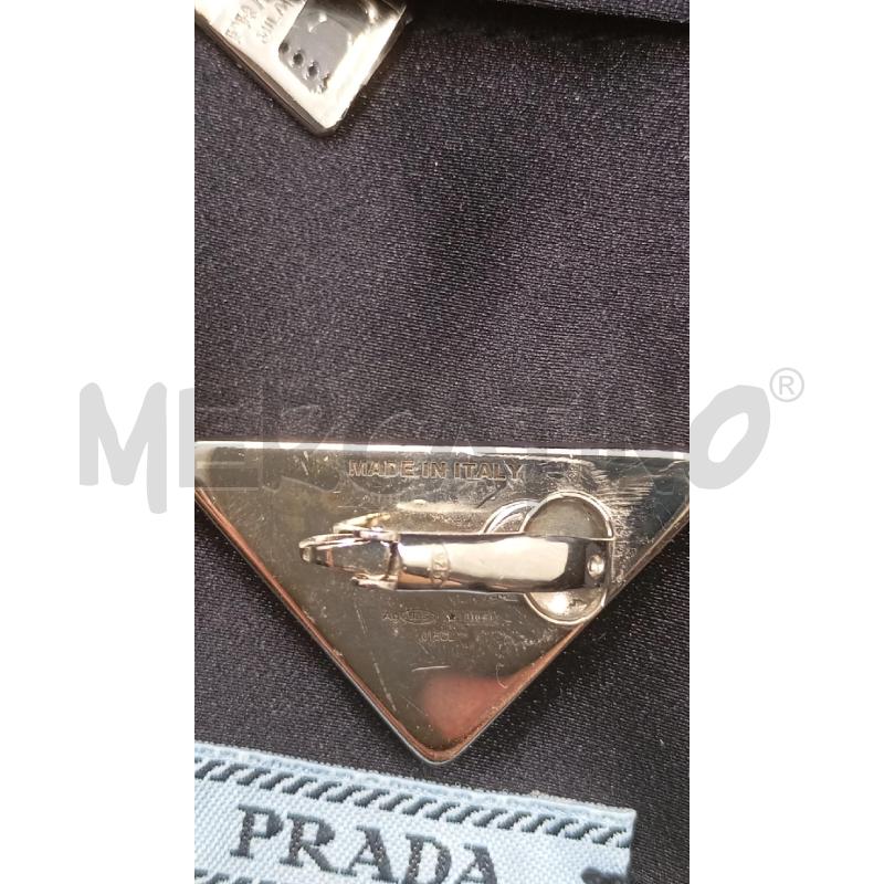 ORECCHINO PRADA TRIANGOLO SFACCETTATO | Mercatino dell'Usato Roma viale tirreno 3