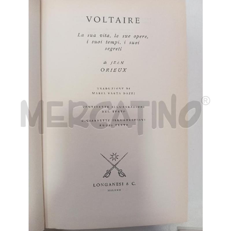 ORIEUX VOLTAIRE LONGANESI | Mercatino dell'Usato Roma viale tirreno 2