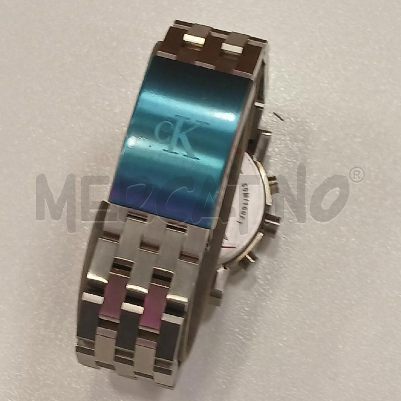 OROLOGIO DA POLSO CALVIN KLEIN ARGENTATO | Mercatino dell'Usato Roma viale tirreno 3