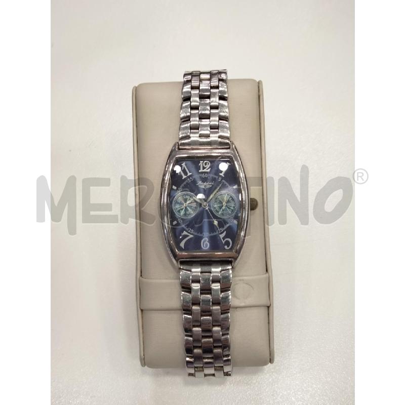 OROLOGIO DA POLSO FOSSIL ARGENTATO CENTRALE BLU | Mercatino dell'Usato Roma viale tirreno 1
