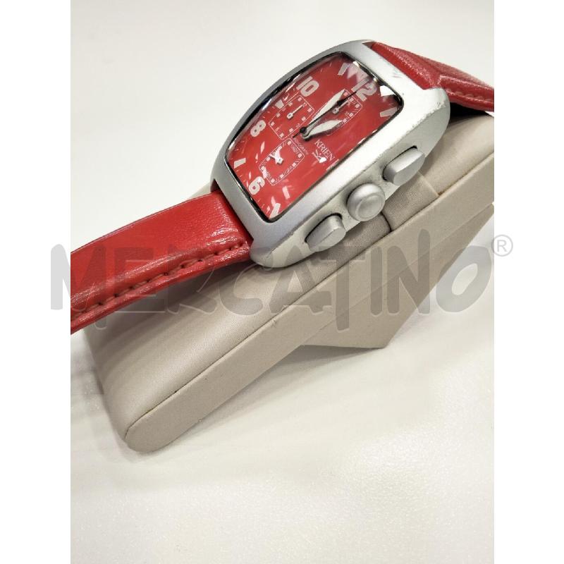 OROLOGIO DA POLSO KRIEN ROSSO | Mercatino dell'Usato Roma viale tirreno 2