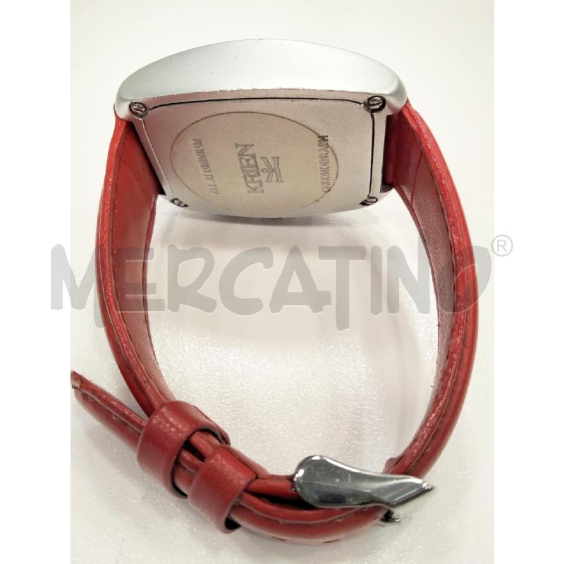 OROLOGIO DA POLSO KRIEN ROSSO | Mercatino dell'Usato Roma viale tirreno 4