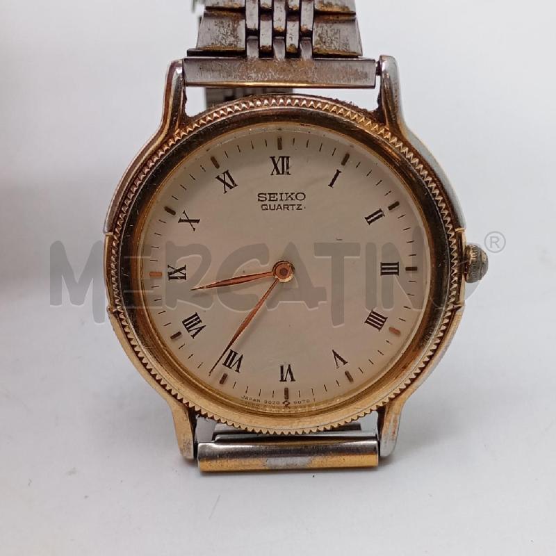 OROLOGIO DA POLSO SEIKO QUARTZ NUMERI ROMANI | Mercatino dell'Usato Roma viale tirreno 3