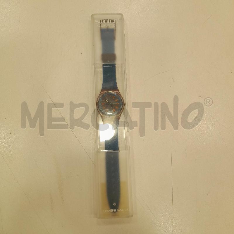 OROLOGIO DA POLSO SWATCH VE PETROLIO QUADR NUM AR  | Mercatino dell'Usato Roma viale tirreno 1