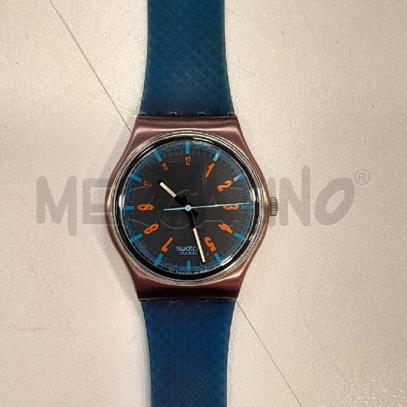 OROLOGIO DA POLSO SWATCH VE PETROLIO QUADR NUM AR  | Mercatino dell'Usato Roma viale tirreno 4