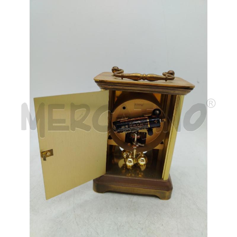 OROLOGIO OTTONATO BASSO DA COMODINO | Mercatino dell'Usato Roma viale tirreno 3