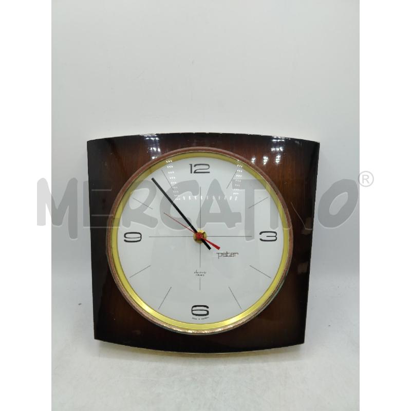 OROLOGIO PARETE PETER LACCATO | Mercatino dell'Usato Roma viale tirreno 2