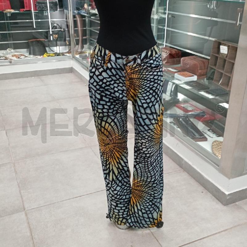 PANTALONE D DOLCE&GABBANA BLU/GIALLO | Mercatino dell'Usato Roma viale tirreno 1