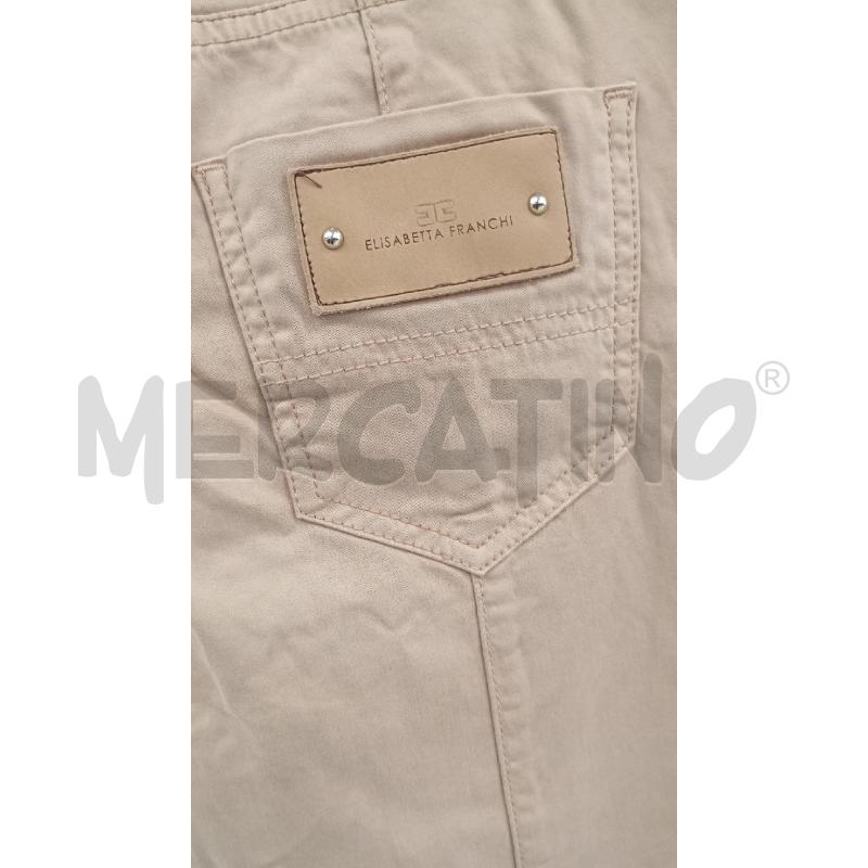 PANTALONE D ELISABETTA FRANCHI BEIGE  | Mercatino dell'Usato Roma viale tirreno 3