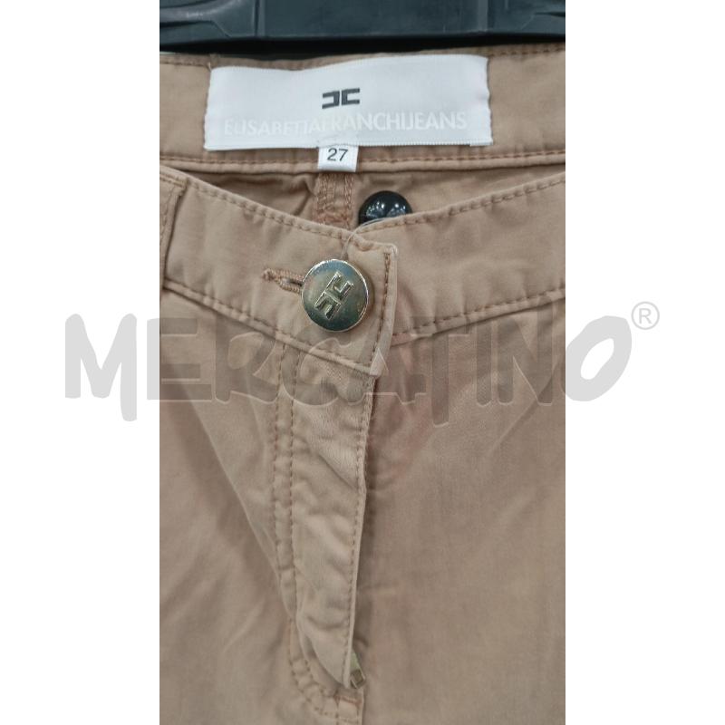 PANTALONE D ELISABETTA FRANCHI BEIGE  | Mercatino dell'Usato Roma viale tirreno 4
