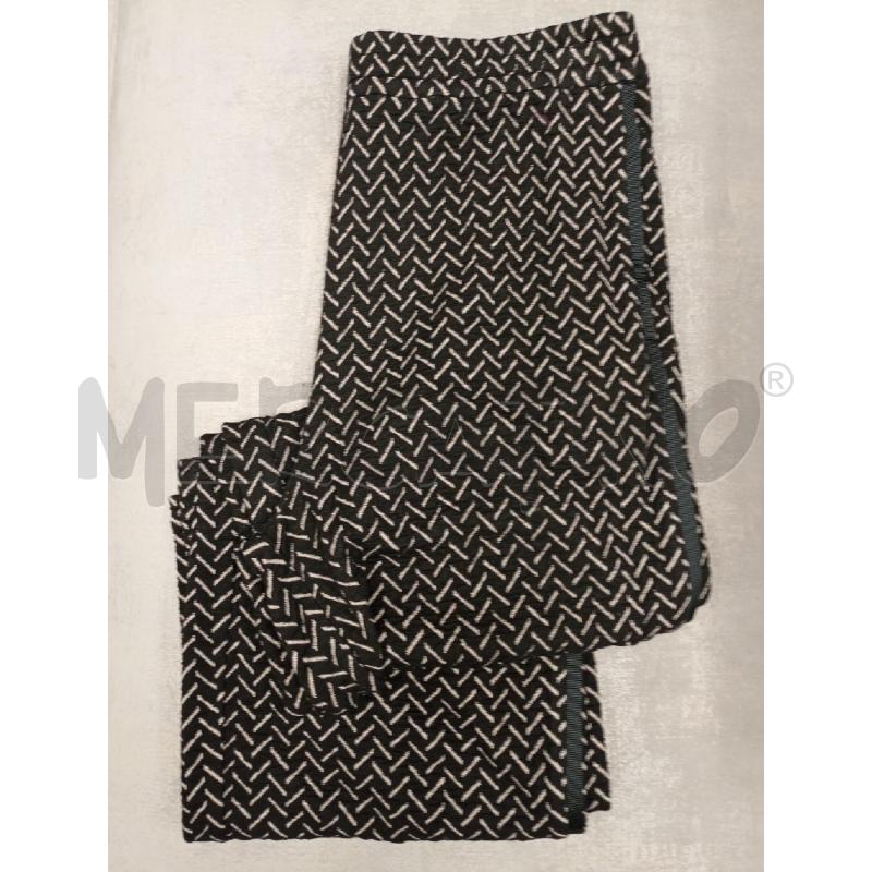 PANTALONE D EMPORIO ARMANI NERO SPIGATO BIANCO | Mercatino dell'Usato Roma viale tirreno 1