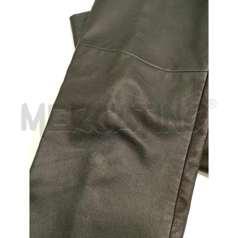 PANTALONE D FENDI PELLE GRIGIO NERO  | Mercatino dell'Usato Roma viale tirreno 3