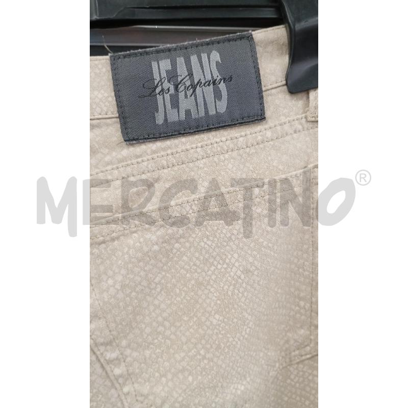 PANTALONE D LES COPAINS JEANS STAMPA PITON BE  | Mercatino dell'Usato Roma viale tirreno 3