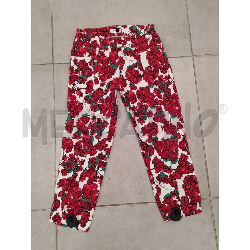 PANTALONE D MOSCHINO JEANS BI FIORI RSS PROFILI NE  | Mercatino dell'Usato Roma viale tirreno 1