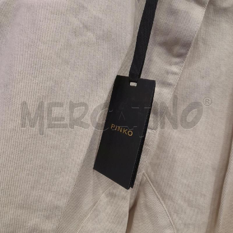 PANTALONE D PINKO BIA MISTO LINO DETT VELO | Mercatino dell'Usato Roma viale tirreno 4